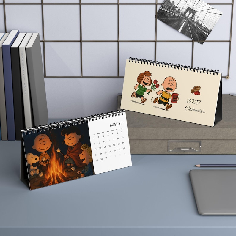 Chuck and Friends 2027 Desktop Calendar image 2