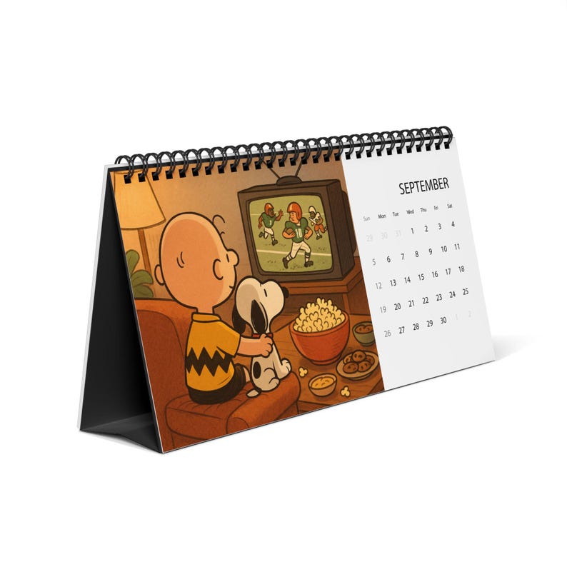 Chuck and Friends 2027 Desktop Calendar image 8