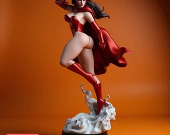 Magiczna bohaterka STL | Figurka Mystic Power do druku 3D | Model ekspozycyjny z żywicy premium