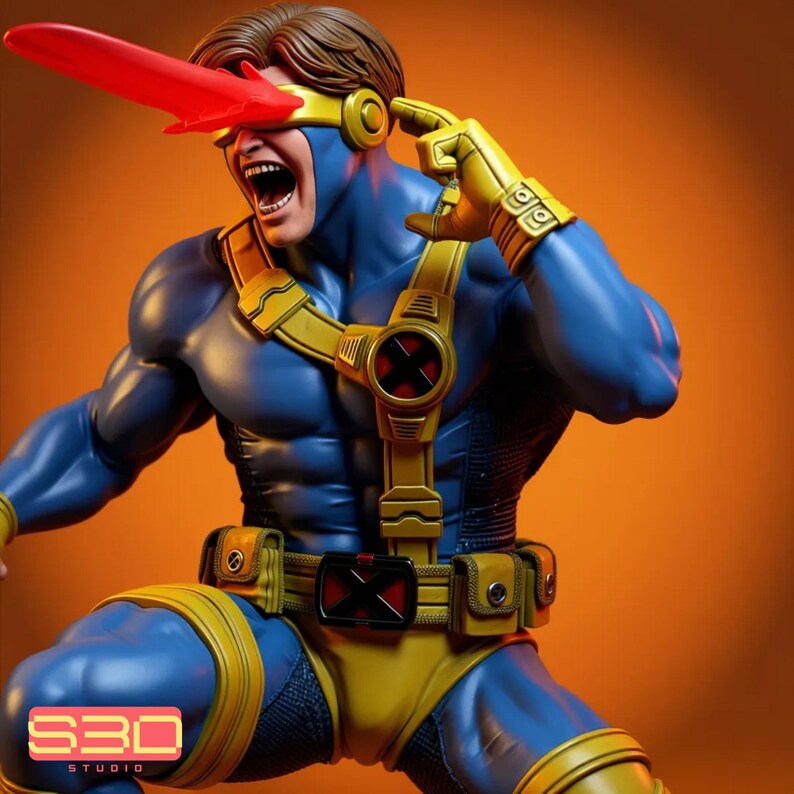 Cyclops X-men STL Files | 3D Print Model 1:6 Scale | Marvel Superhero ...