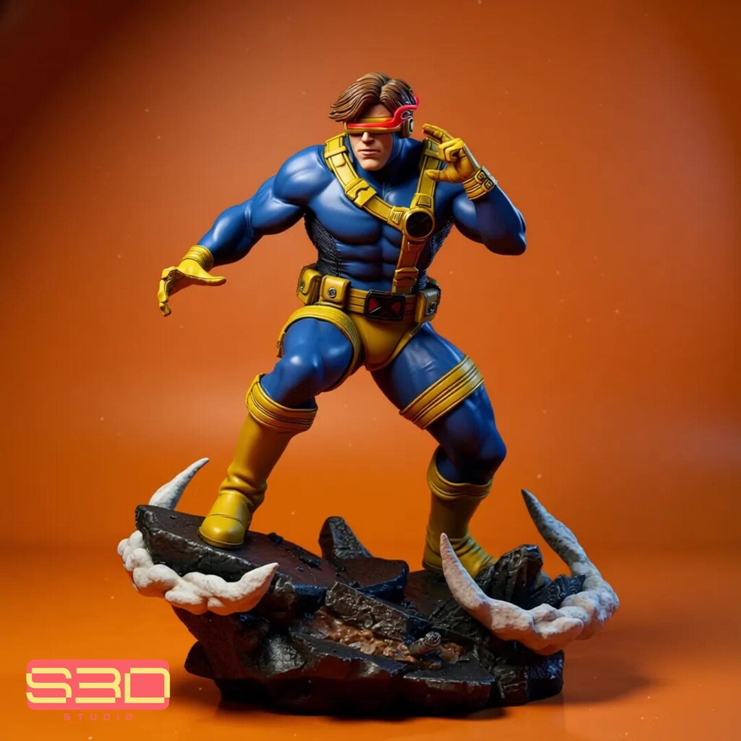 Cyclops X-men STL Files | 3D Print Model 1:6 Scale | Marvel Superhero ...