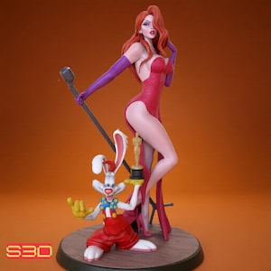 Jessica Rabbit Figure - Etsy