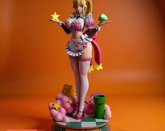 Cute Fantasy Princess Statue – 1:6 Scale Female Character STL File | Resin 3D Print Model