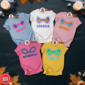 SuperKitties Mask Character Family Party Shirt| SuperKitties Character Shirt| SuperKitties Music Family Matching Shirt| Family Birthday