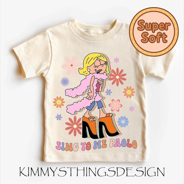 Lizzie McGuire Movie Sing To Me Paolo T-shirt, Lizzie McGuire Tee, Lizzie McGuire Shirt, 2000s Disney Nostalgia Shirt