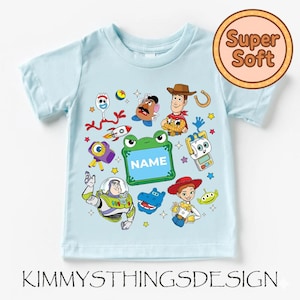 Toy Story 5 Movie Shirt, Lilypad Buzz Lightyear Woody Jessie Toy Story Land You've Got a Friend In Me Adult & Kids shirt image 2