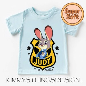 Zootopia 2 Movie Police Department Shirt, Judy Hopps Nick Wilde Gary De'Snake Tee, Zootropolis, Disneyland Family 2025 Trip Shirt bild 3