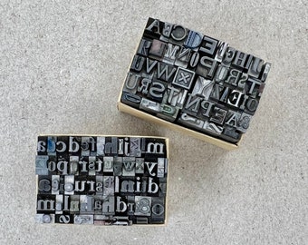 Tiny 18pt Letterpress Type for Collecting, Printing and Stamping