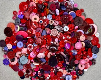 Large lots of Vintage Buttons or Buckles for Crafts and Hobbies