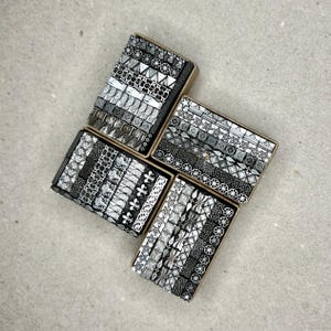 Exquisite Tiny Vintage Letterpress Type Short Borders for Printing, Stamping and Collecting