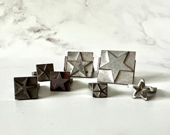 Vintage Ludlow Letterpress Type Stars for Printing Stamping and Clay Stamping