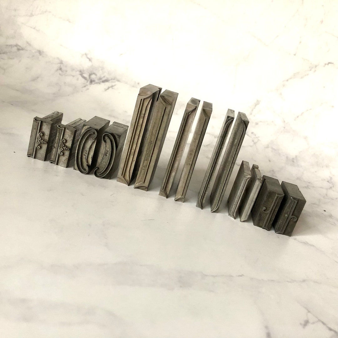 Really Big Letterpress Brackets or Parenthesis for Printing and ...