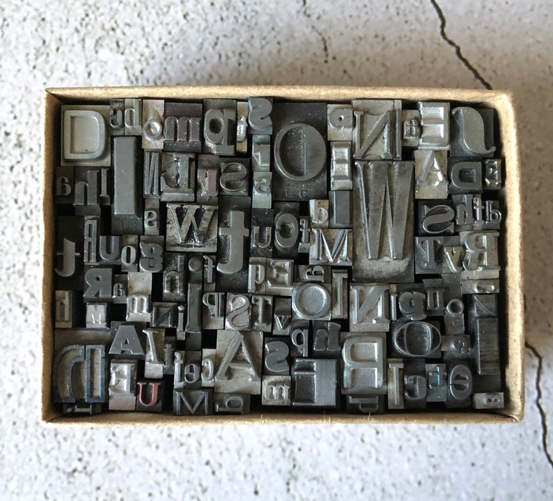 Assorted Letterpress Common Letters for Printing Stamping and Collecting image 10