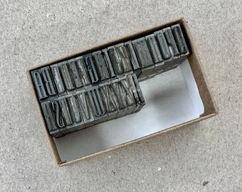 Letterpress Upper Case Alphabet - 36pt Spire for Printing Stamping and Clay Stamping