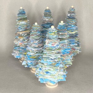 Arbres à cartes réutilisés pour la maison et la décoration des fêtes