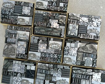 Letterpress Collections Featuring Planes, Trains & Automobiles (+Ships + Trucks) for Collecting, Printing and Stamping