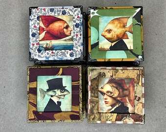 Something Fishy Small Gift or Favor Boxes