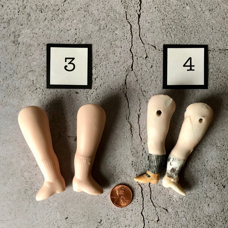 Choose Your Pair of Vintage Porcelain Doll Legs for Doll Etsy