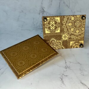 Gift or Treasure Box in Browns, Bronze and Orange image 6