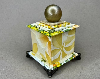 Sweet Little Soft Yellow Box for Gifts and Treasures