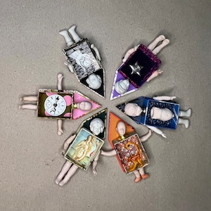 OOAK Mixed Media Art Dolls for Favors, Gifts or Collecting image 1