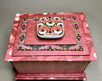 Pretty in Pink Large Gift or Treasure Box