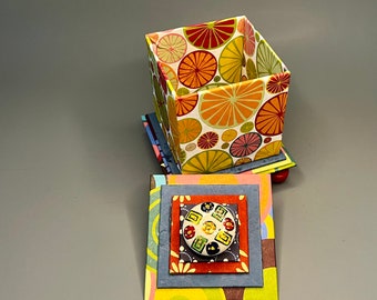 Bright Multi Colored Gift or Treasure Box