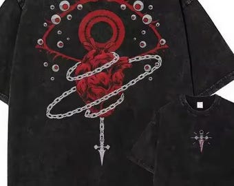 Hunter x Hunter Kurapika T-Shirt | Kurta Clan Anime Graphic Tee | Chain User Manga Shirt | Unisex Streetwear Top | Anime Gift for Fans