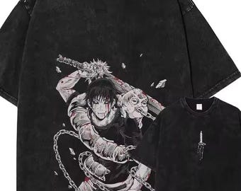 Toji Fushiguro Anime T-Shirt | Jujutsu Kaisen Manga Graphic Tee | Japanese Streetwear Shirt | Unisex Otaku Top | Anime Gift