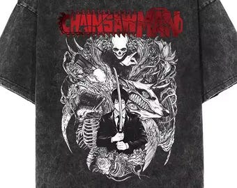 Chainsaw Man Aki T-Shirt | Anime Graphic Tee | Japanese Manga Shirt | Unisex Streetwear Top | Anime Gift for Fans