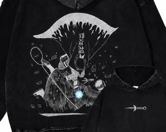 Naruto Minato Namikaze Hoodie | Flying Raijin Anime Hoodie | Manga Graphic Sweatshirt | Anime Gift