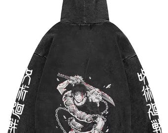Jujutsu Kaisen Toji Fushiguro Hoodie | Anime Graphic Jumper | Unisex Streetwear Top | Manga Gift for Fans
