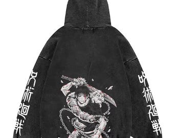 Jujutsu Kaisen Toji Fushiguro Hoodie | Anime Graphic Jumper | Unisex Streetwear Top | Manga Gift for Fans