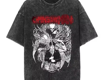 Chainsaw Man Aki T-Shirt | Anime Graphic Tee | Japanese Manga Shirt | Unisex Streetwear Top | Anime Gift for Fans