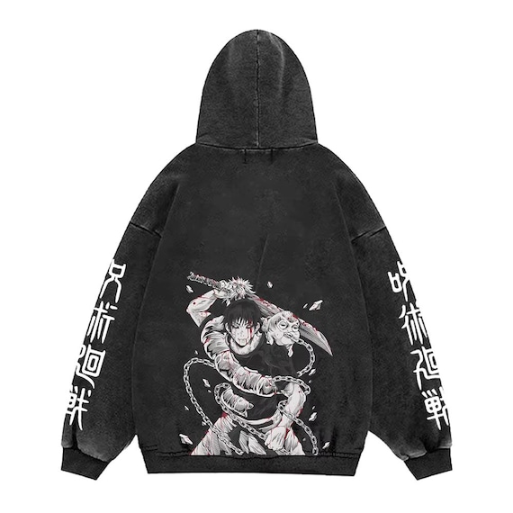 Jujutsu Kaisen Toji Fushiguro Hoodie | Anime Graphic Jumper | Unisex Streetwear Top | Manga Gift for Fans