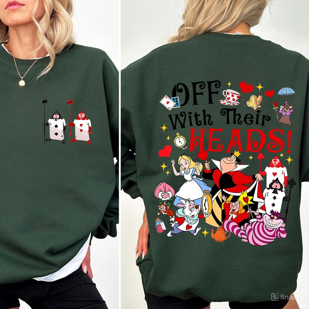 Alice in Wonderland Villain off With Their Heads Png, Queen of Hearts ...