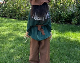 Kids Scarecrow Costume – Halloween Outfit, Fall Harvest, Farm Theme Dress Up