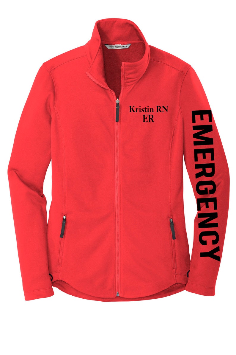 Emergency Nurse Jacket ER Nurse Jacket Women's Nursing Etsy
