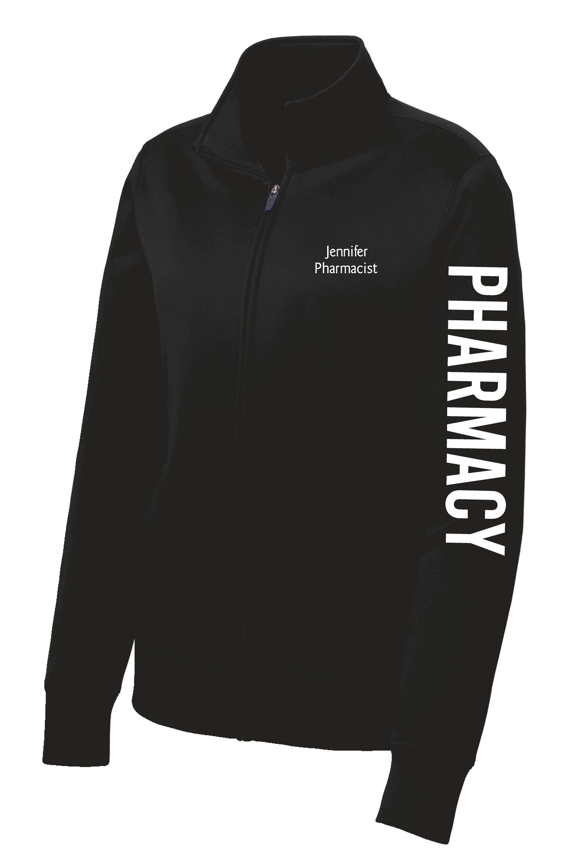 Personalized Pharmacist Jacket Embroidered Zip up For Pharmacy Personalized Pharmacist Jacket Embroidered Zip up For Pharmacy