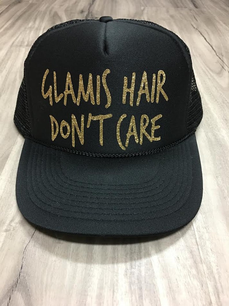 Glamis Hair Don't Care Trucker Hat Mesh Camping Desert Riding Country Women's Ocotillo Glamis Dunes image 1