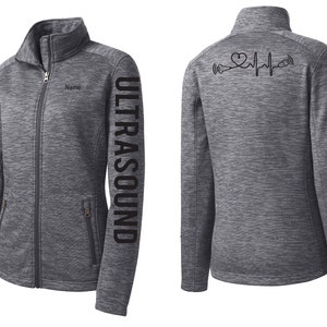 Ultrasound Jacket Sonographer Women's Nursing Personalized Embroidered Sonogram Custom Radiology 39