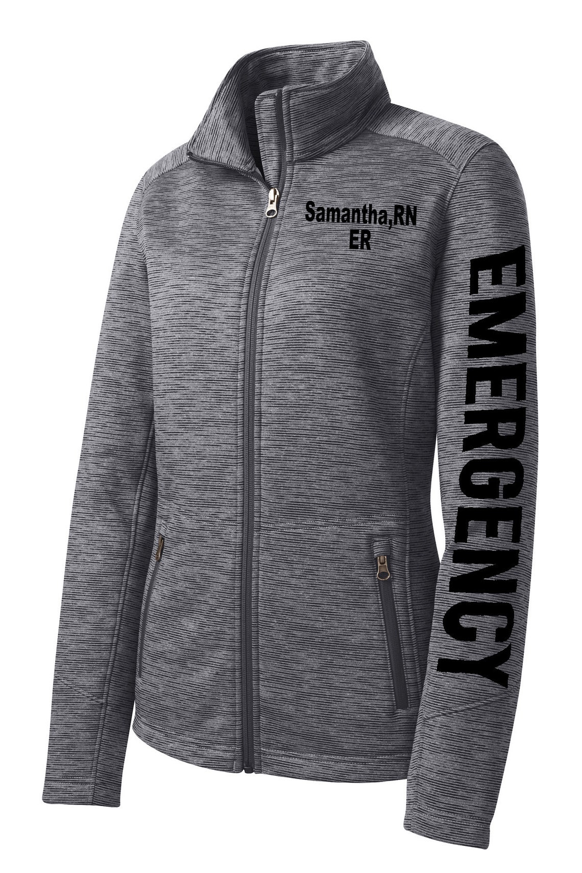 ER Tech Embroidered Jacket Emergency Jackets Nurse Nursing Er Etsy