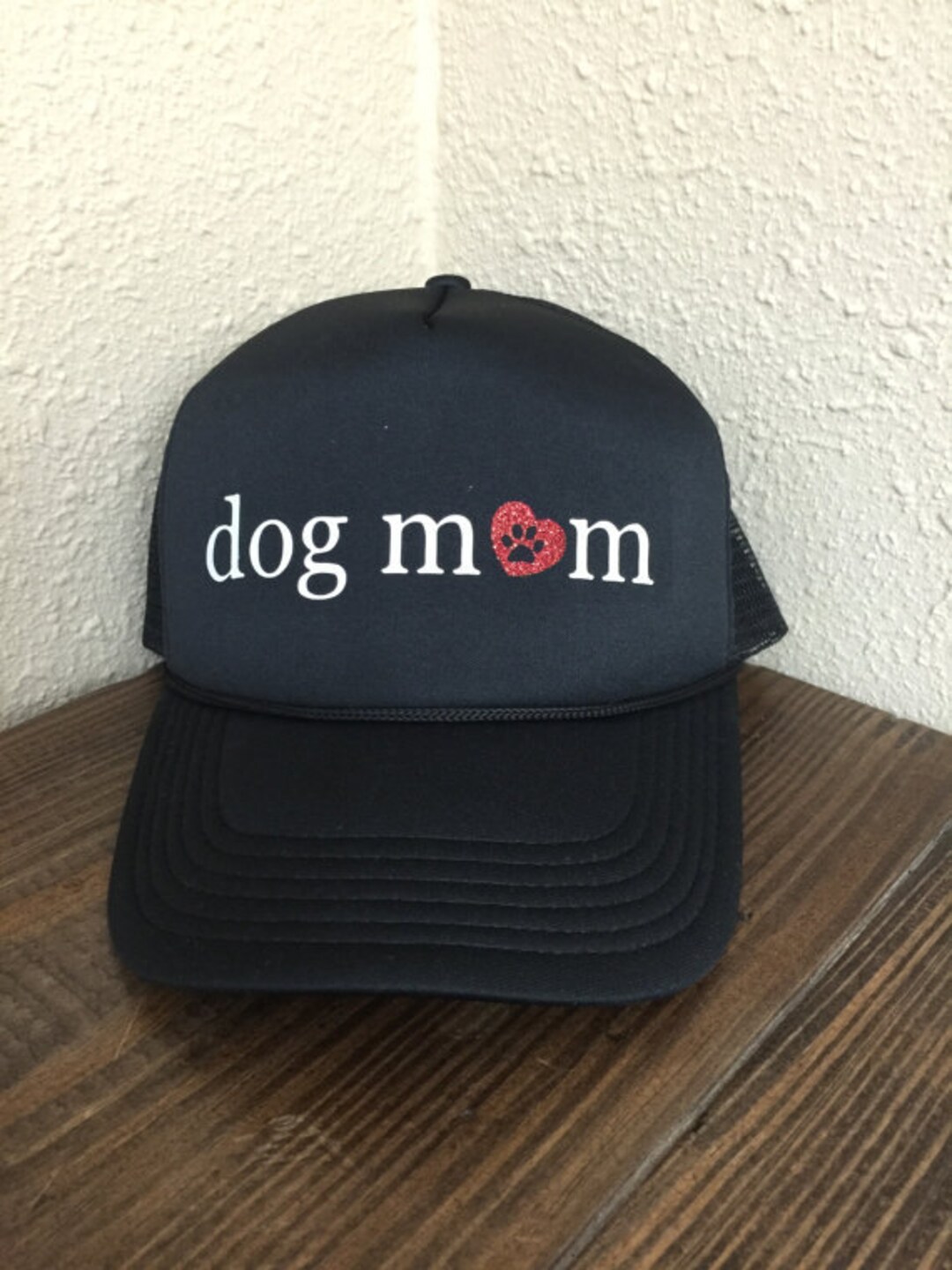 Dog Mom Trucker Hat Mesh Women's Trucker Hat Glitter Hat Etsy