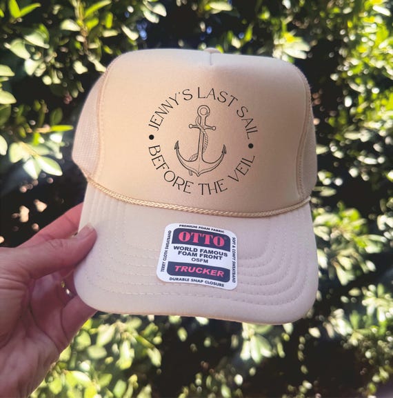 Embroidered Trucker Hat Adjustable Snapback Bachelorette Gift Dazed & Engaged Trucker Hats – Stag & Hen main image 3