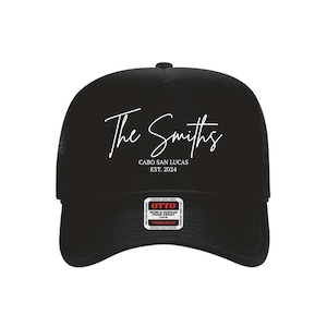 Custom Wedding Trucker Hat UNISEX Wedding Toss Wedding Keepsake Merch Newly Wed Gifts Custom Custom Last Name And Date Wedding