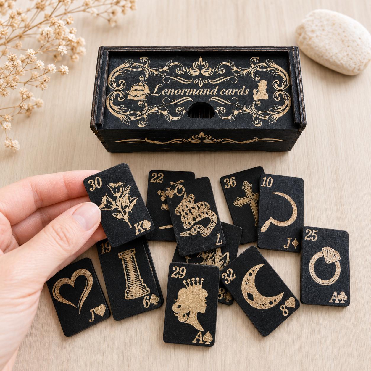Mini lenormand cards - Etsy 日本