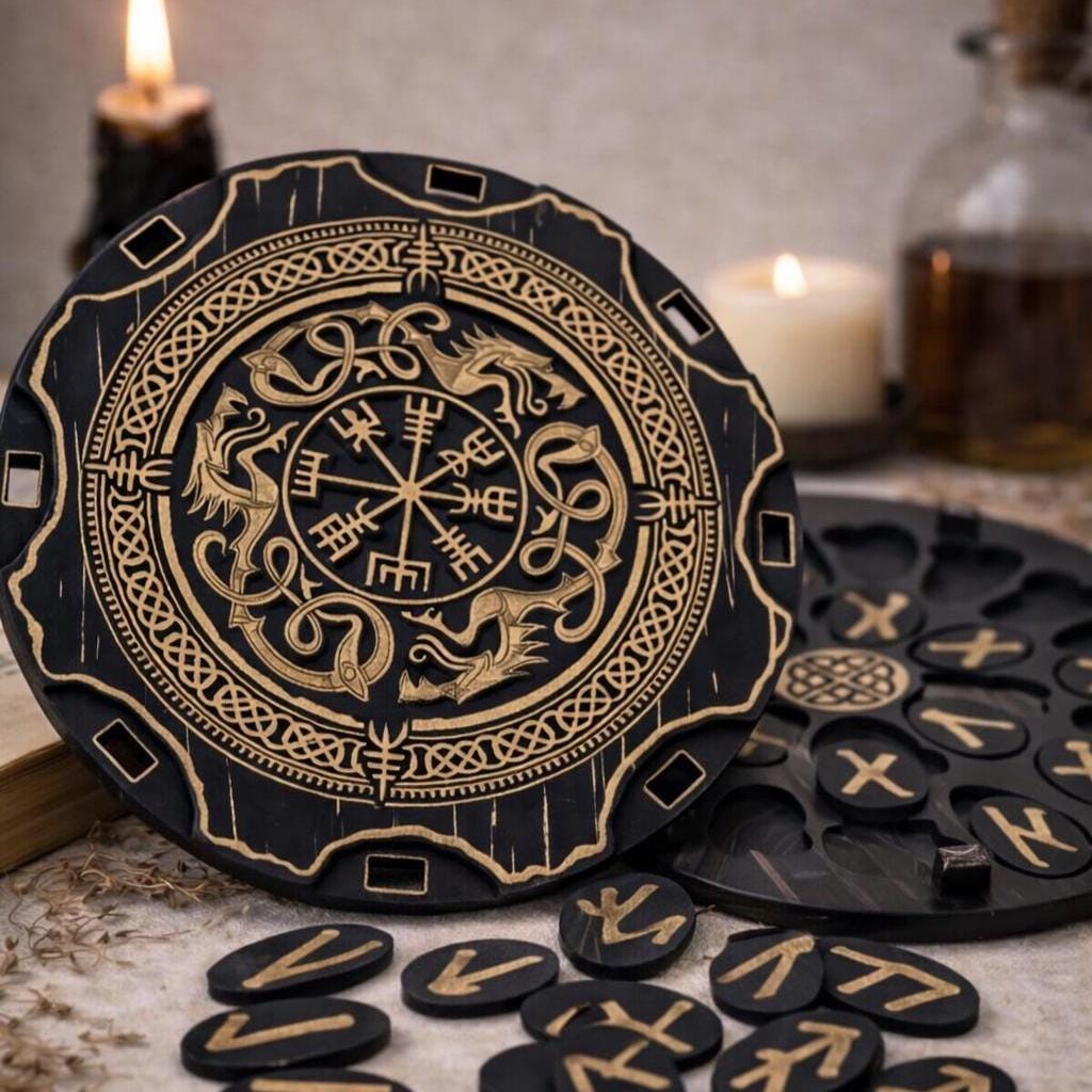 Bougeoir Viking Médiéval En étain Pour Autel Païen Asatru - Argenté