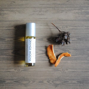 Orange Mocha Perfume Oil, Roll On Perfume Creamsicle Chocolate Espresso Fragrance