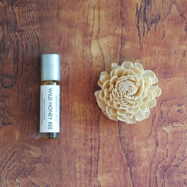 Wild Honey Bee Perfume Oil, Roll On Perfume Sweet Fragrance