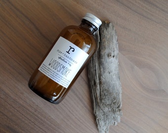 Woodsmoke Aftershave, Face Tonic in an Amber Glass Bottle, Gift, After Shave